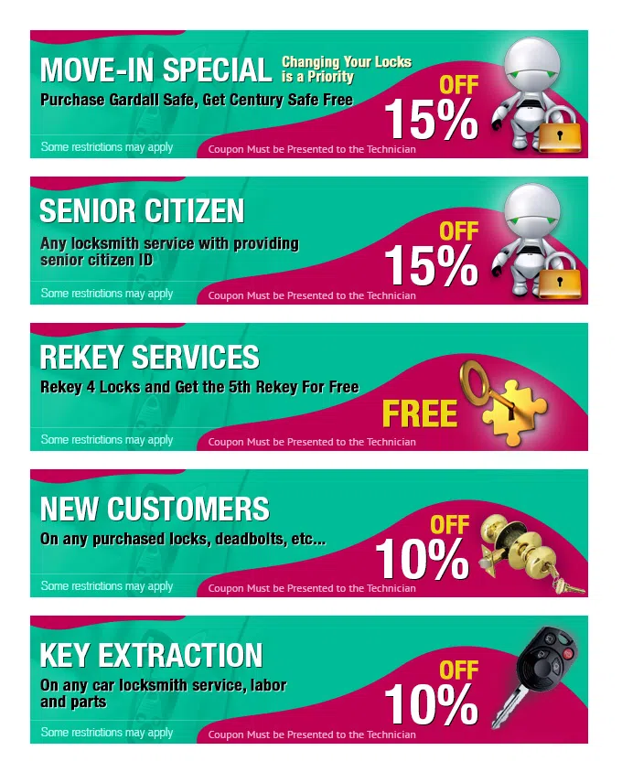 Seattle Lock & Safe Seattle, WA 206-801-9068 - coupons8-set-five